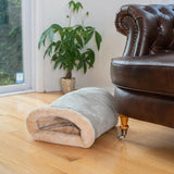 Plush Cat Sleeping Bag Tunnel with Faux Fur Lining