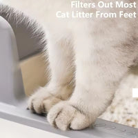 Spacious Stainless Steel Cat Litter Box
