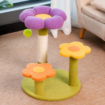 Blooming Flower Cat Scratching Post