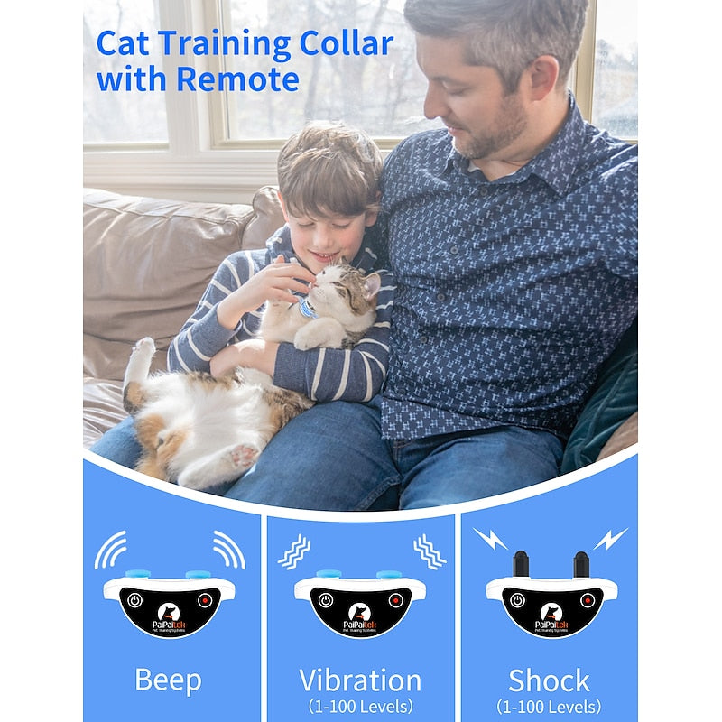 Premium Cat Training Collar with Remote Control