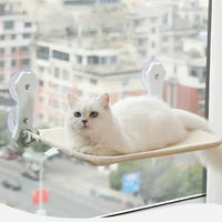 Cat Window Perch with Strong Suction Cups – Space-Saving Hanging Bed