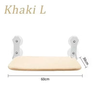 Cat Window Perch with Strong Suction Cups – Space-Saving Hanging Bed