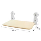 Cat Window Perch with Strong Suction Cups – Space-Saving Hanging Bed