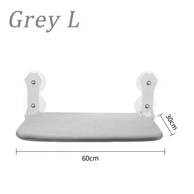 Cat Window Perch with Strong Suction Cups – Space-Saving Hanging Bed