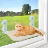 Cat Window Perch with Strong Suction Cups – Space-Saving Hanging Bed