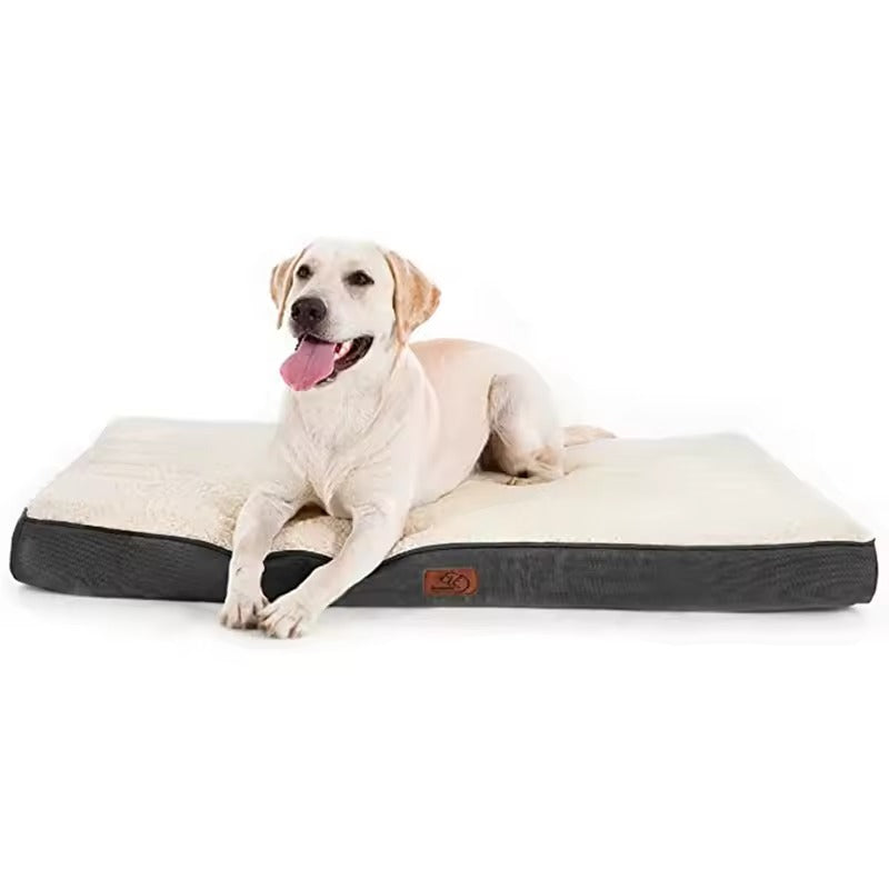 Firm Memory Foam Dog Bed – Plush Comfort and Good Support