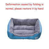 Pawfey Plush Pet Bed – Soft Supportive and Waterproof
