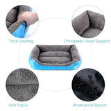 Pawfey Plush Pet Bed – Soft Supportive and Waterproof
