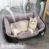 Pawfey Plush Pet Bed – Soft Supportive and Waterproof