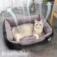 Pawfey Plush Pet Bed – Soft Supportive and Waterproof
