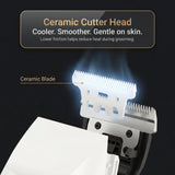 Premium Dog Hair Trimmer Quiet 3 Speed Ceramic Blade USB C Kit