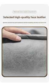 Luxury Waterproof Faux Leather Dog Bed