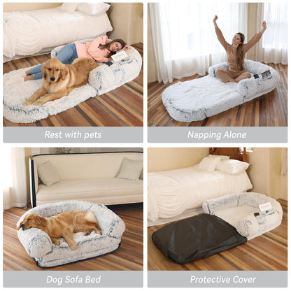 Pawfey Ultimate Human Dog Bed for Cozy Naps with Your Pet