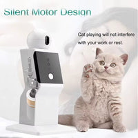 Automatic 360° Rotating Laser Cat Toy – Interactive Exercise and Play