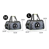 Space Capsule Dog Carrier – Breathable and Stylish Travel Bag