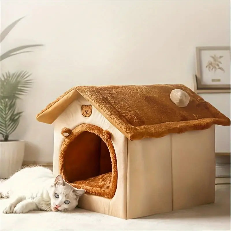 Charming Cottage Pet House For Cats and Small Dogs