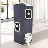 Multi-Level Cat Condo Tower with Soft Lounging Top