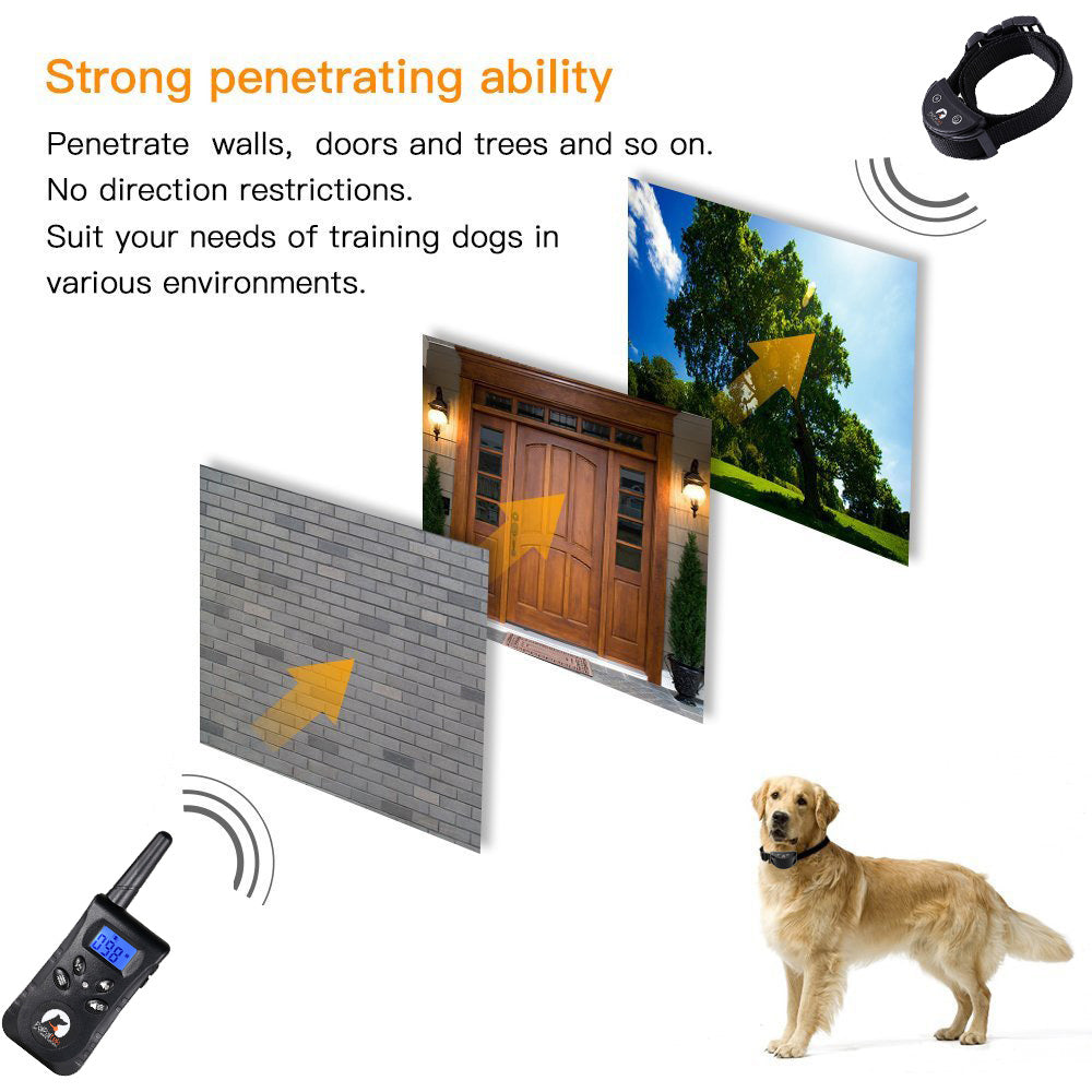 No Shock Dog Training Collar with Remote
