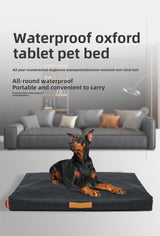 Durable Waterproof Oxford Dog Bed – Portable and Easy to Clean