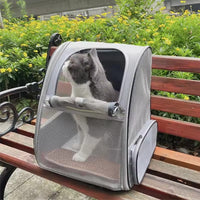 Pawfey Expandable Pet Backpack Carrier for Cats and Small Dogs