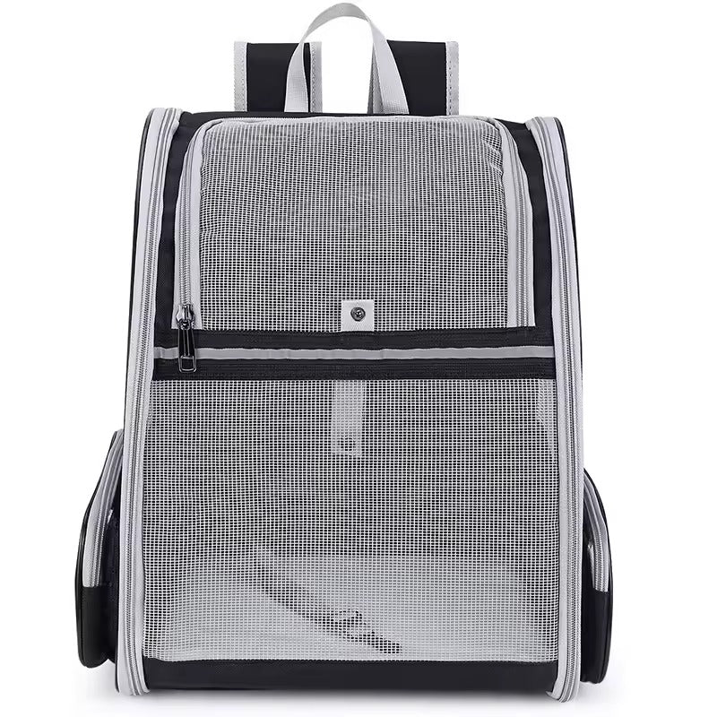 Pawfey Expandable Pet Backpack Carrier for Cats and Small Dogs