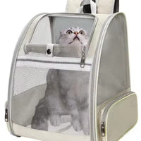 Pawfey Expandable Pet Backpack Carrier for Cats and Small Dogs