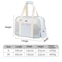 Dog Carrier Bag with Clear Mesh – For Small Dogs and Cats