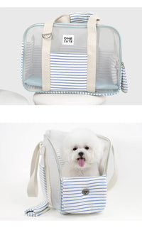 Dog Carrier Bag with Clear Mesh – For Small Dogs and Cats