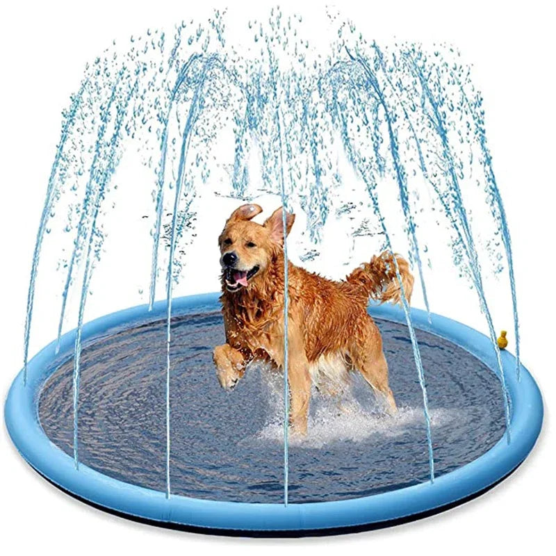 Fun and Refreshing Pet Splash Pad