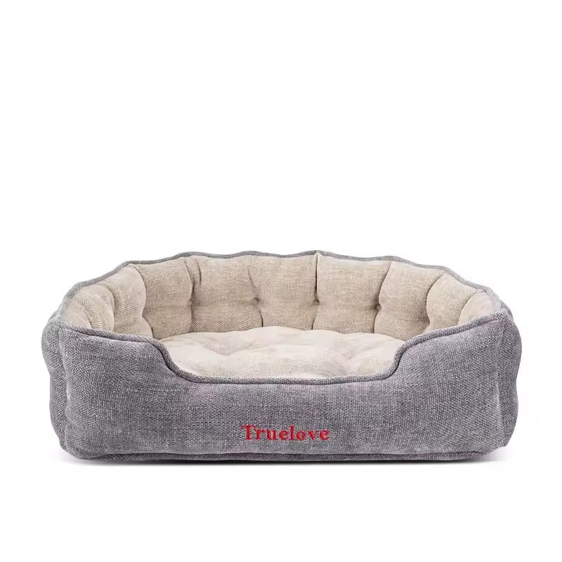 Luxury Plush Dog Bed – Soft  Supportive for Dogs and Cats