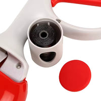 Dog Poop Scooper with Built-In Bag Dispenser+Free 6 Rolls