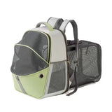 Expandable Breathable Pet Backpack Carrier for Cats and Small Dogs