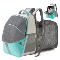 Expandable Breathable Pet Backpack Carrier for Cats and Small Dogs