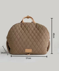 Pawfey Luxurious Quilted Pet Car Seat & Carrier