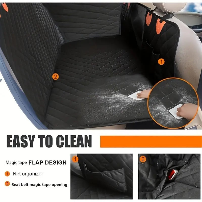 Pawfey Premium Hard Bottom Dog Car Seat Cover