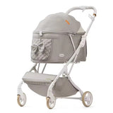 Luxury Foldable Pet Stroller with Spacious Carrier