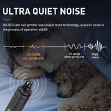Rechargeable Pet Nail Grinder with LED Light