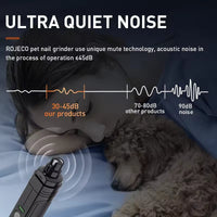 Rechargeable Pet Nail Grinder with LED Light