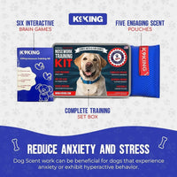 K9King Nosework Dog Scent Training Kit – Complete Scent Enrichment Set