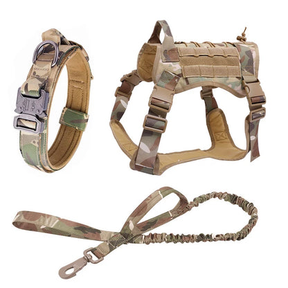 Tactical Dog Harness and Training Gear Set