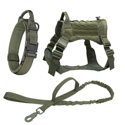 Tactical Dog Harness and Training Gear Set