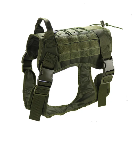 Pawfey Tactical Dog Harness with MOLLE System