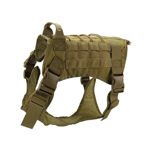 Pawfey Tactical Dog Harness with MOLLE System