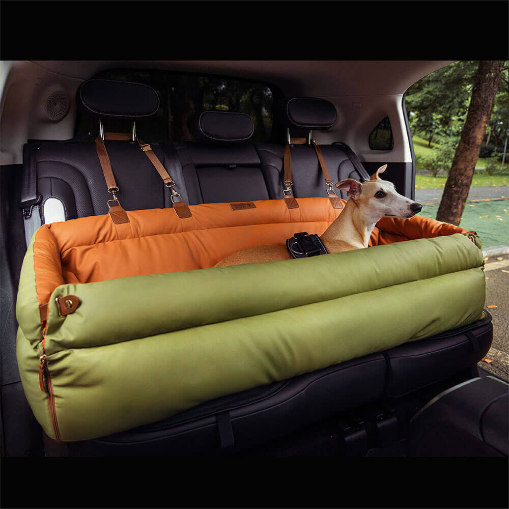 Luxury Waterproof Dog Car Seat and Travel Bed