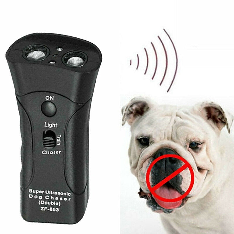 New Ultrasonic Dog Chaser - Aggressive Attack Repeller and Trainer