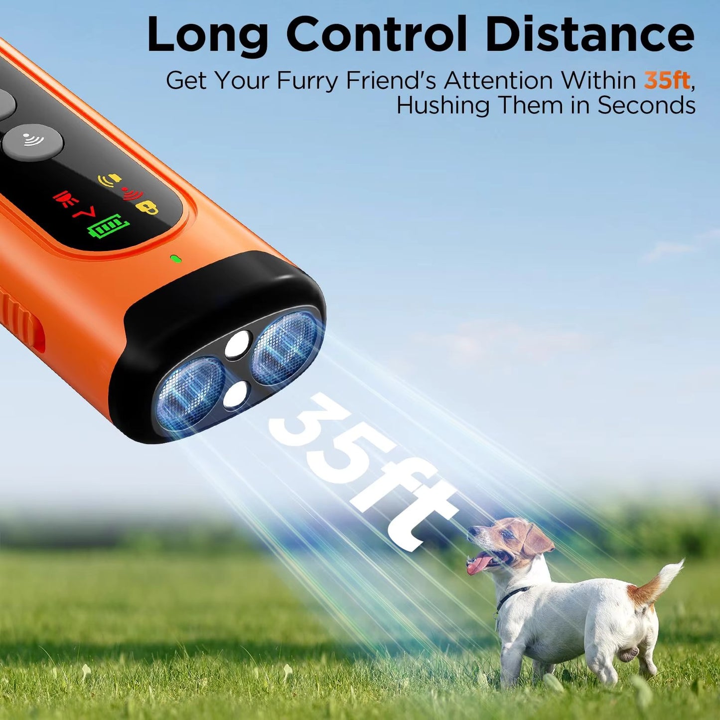 Ultrasonic Dog Bark Deterrent Training Device