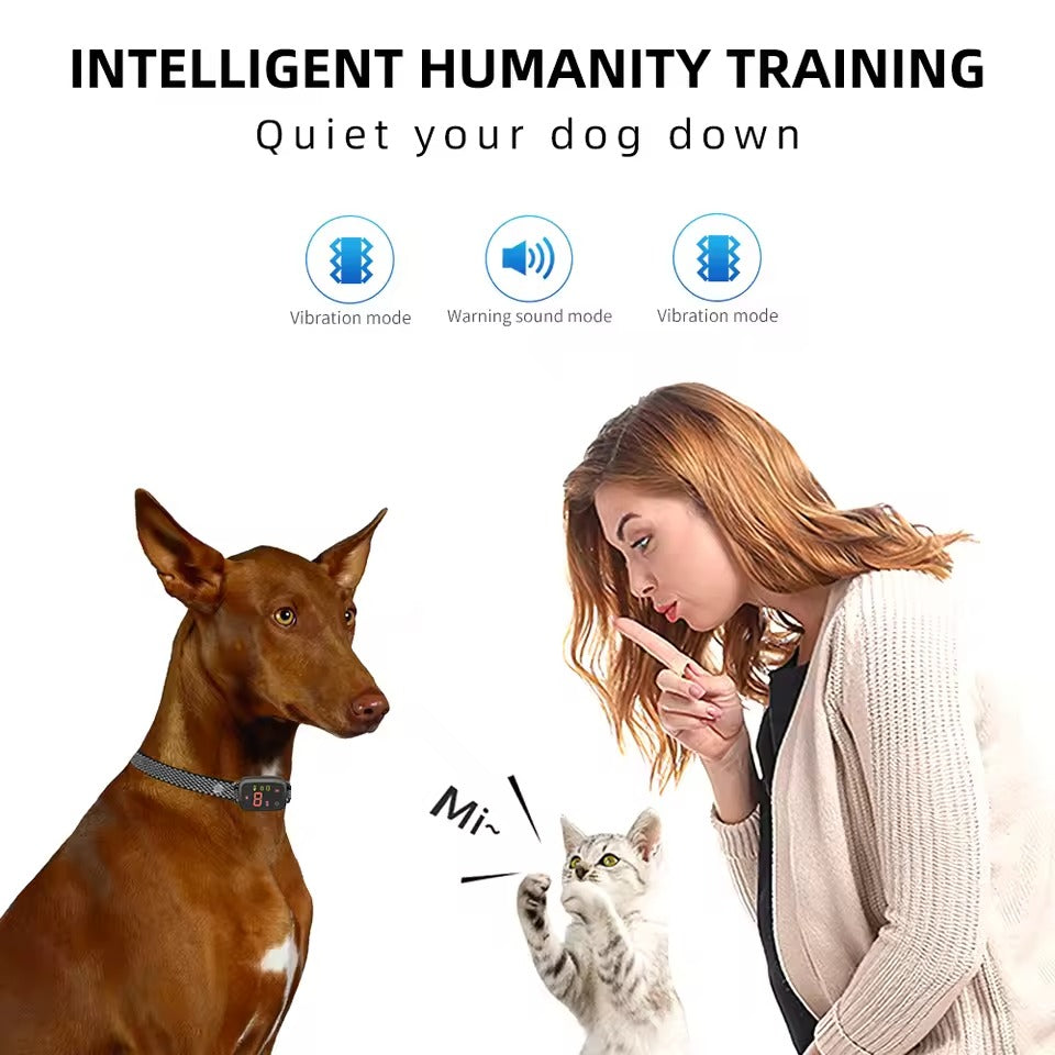 No-Shock Anti-Bark Dog Training Collar – Safe & Humane Behaviour Control