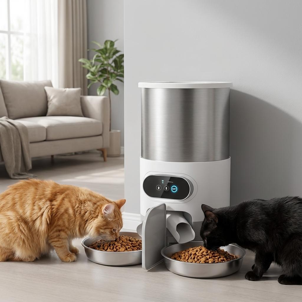 Smart 4.5L Automatic Pet Feeder with Voice Recorder