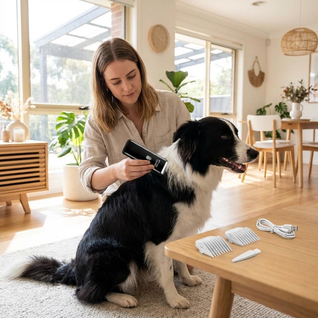 Cordless Dog Clipper - Quiet and Powerful Grooming Tool