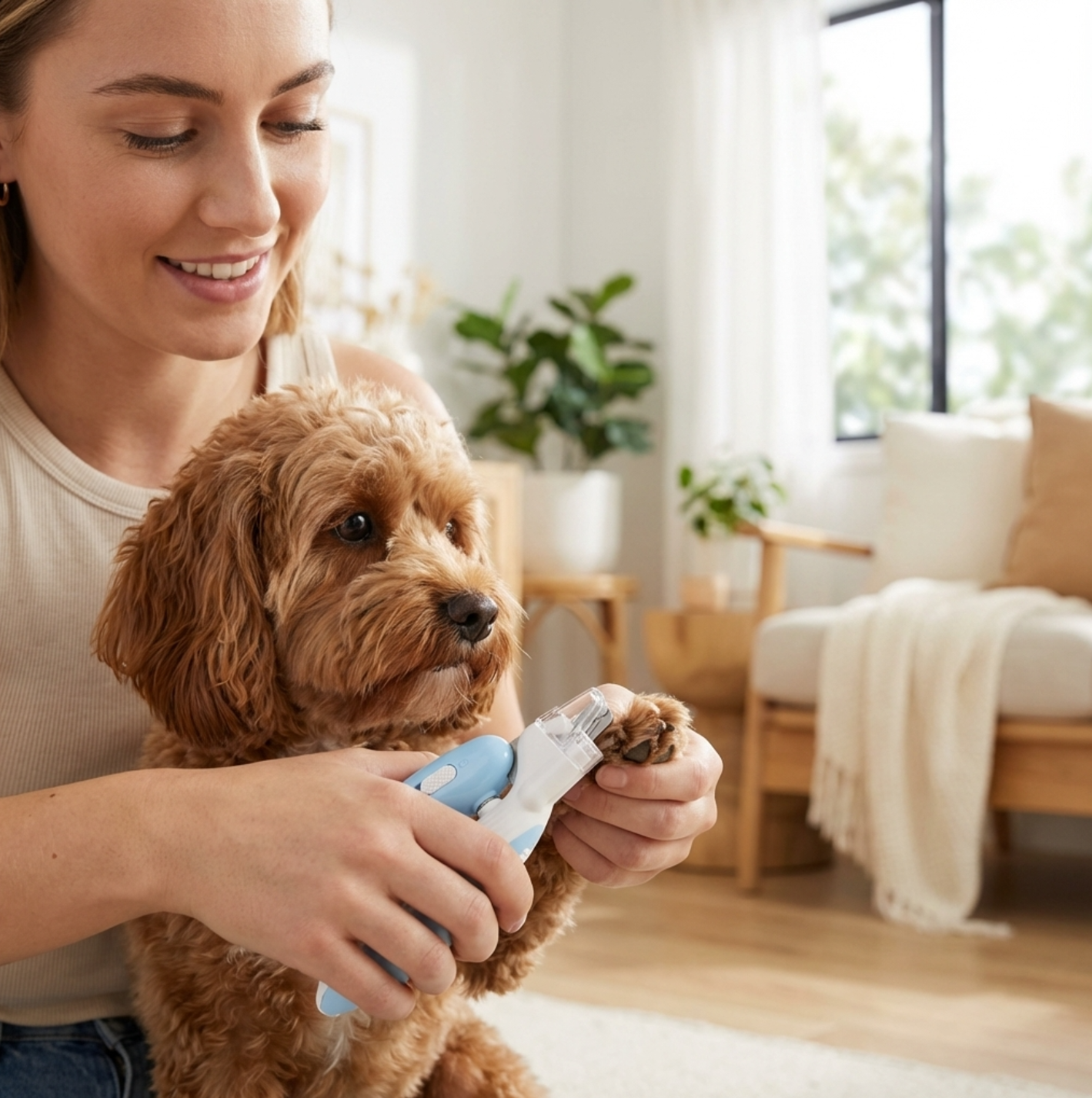 Dog Nail Clippers with Safety Guard and Nail Catcher